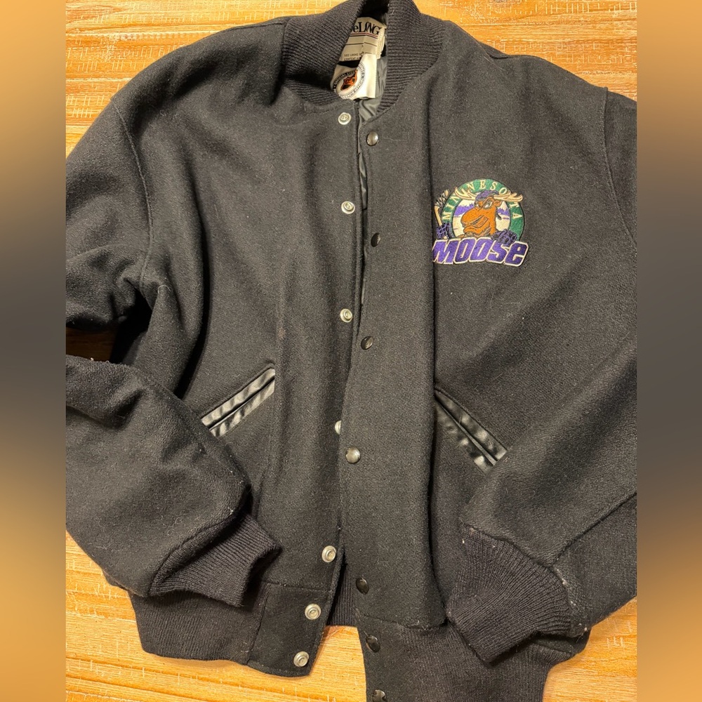 Vintage hockey coach jacket